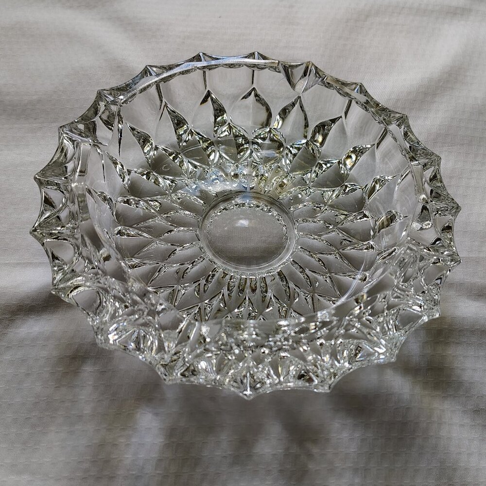 Crystal Ashtray 7 inch